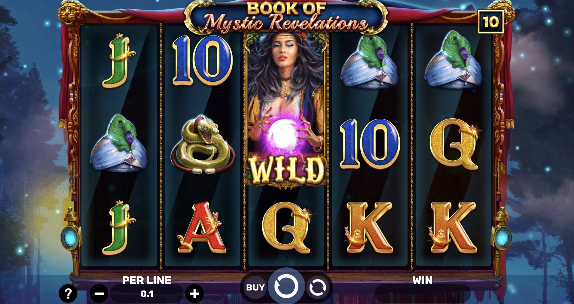 Gizbo casino     Book of Mystic Revelations  Spinomenal